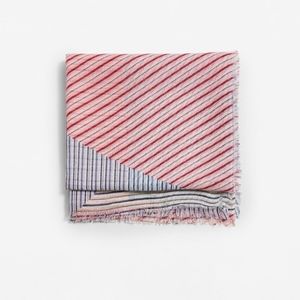 Mango Lightweight Striped Scarf